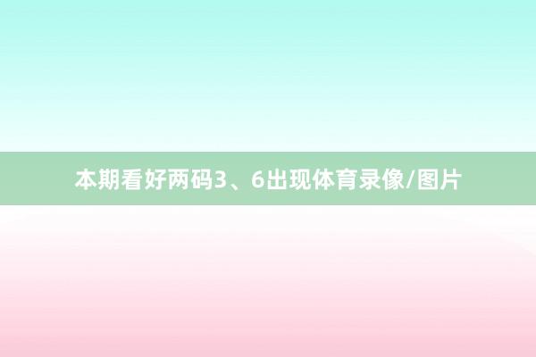 本期看好两码3、6出现体育录像/图片