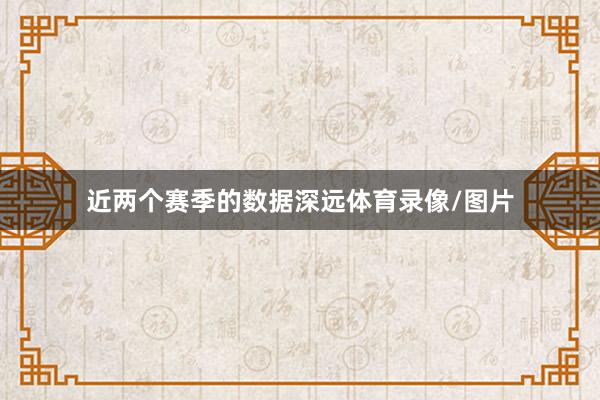 近两个赛季的数据深远体育录像/图片
