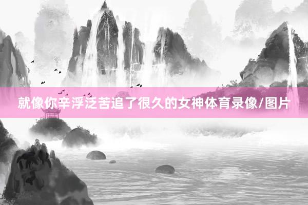 就像你辛浮泛苦追了很久的女神体育录像/图片
