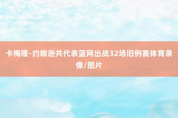 卡梅隆-约翰逊共代表篮网出战32场旧例赛体育录像/图片