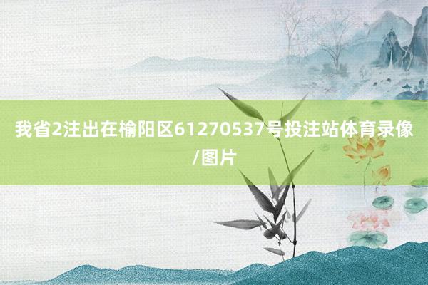 我省2注出在榆阳区61270537号投注站体育录像/图片