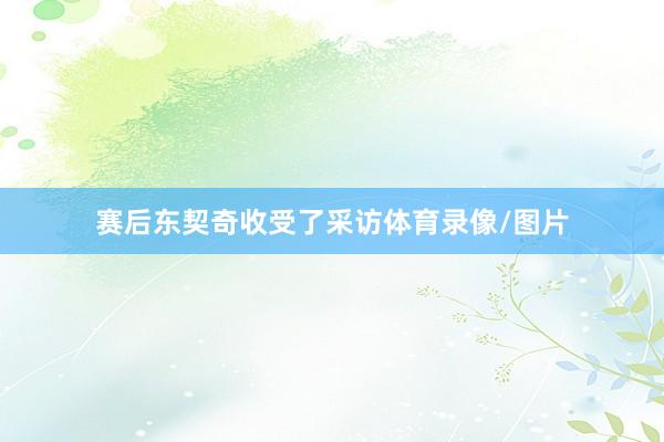 赛后东契奇收受了采访体育录像/图片