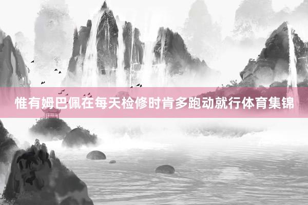 惟有姆巴佩在每天检修时肯多跑动就行体育集锦
