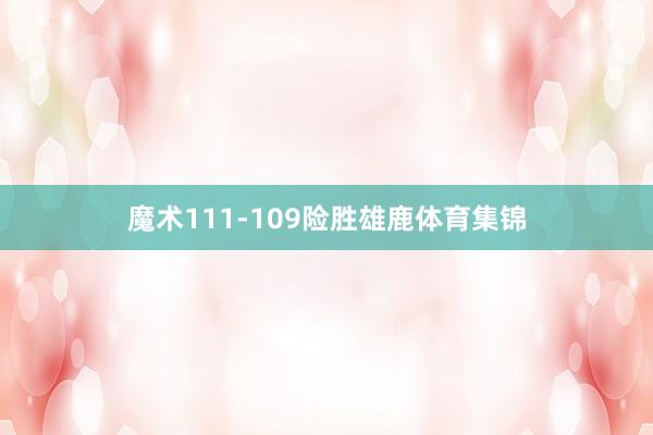魔术111-109险胜雄鹿体育集锦