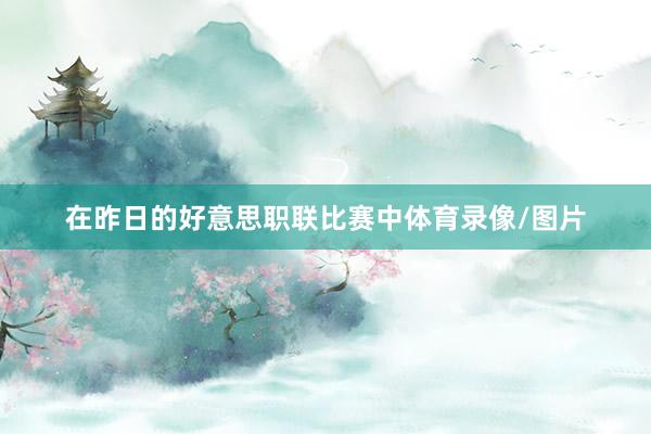 在昨日的好意思职联比赛中体育录像/图片