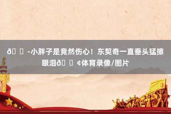 😭小胖子是竟然伤心！东契奇一直垂头猛擦眼泪😢体育录像/图片