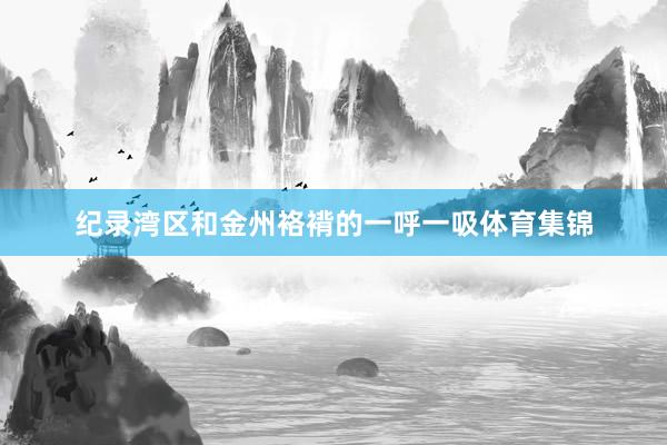 纪录湾区和金州袼褙的一呼一吸体育集锦