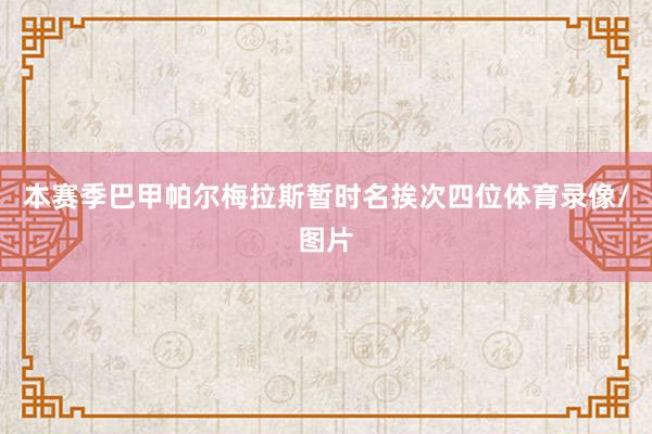 本赛季巴甲帕尔梅拉斯暂时名挨次四位体育录像/图片