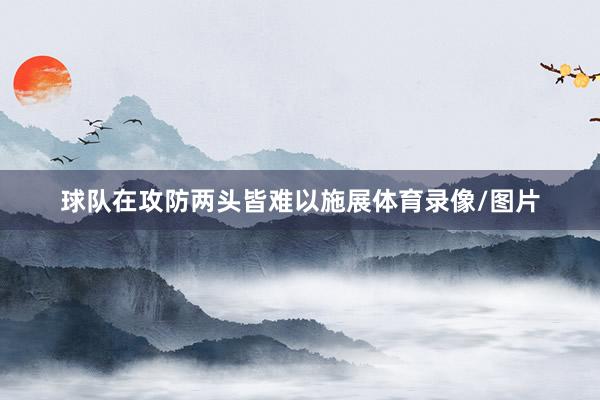 球队在攻防两头皆难以施展体育录像/图片