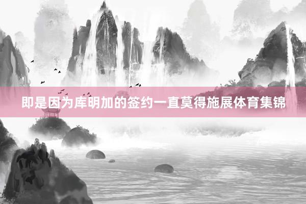 即是因为库明加的签约一直莫得施展体育集锦